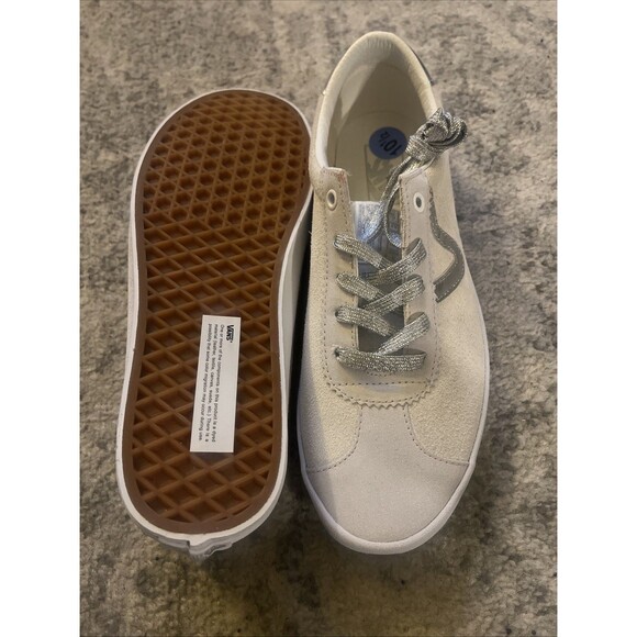 Vans Sport Low Men’s 9/Women’s 10 .5 High Shine Metallic Suede Low-top Sneaker
